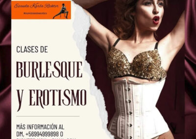 Burlesque y Erotismo en casa taller